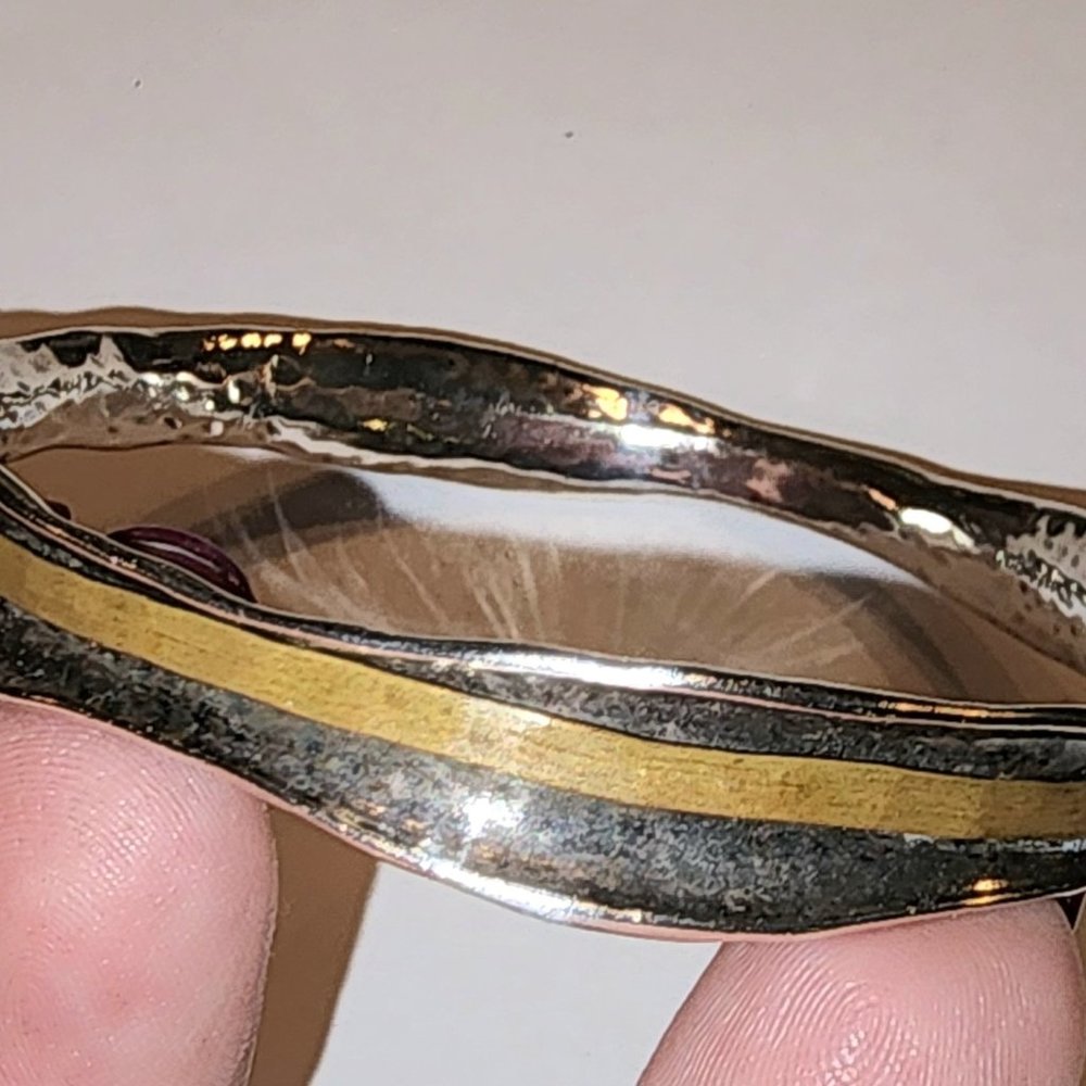 Silpada Size 8, Sterling Silver & Copper Bracelet
